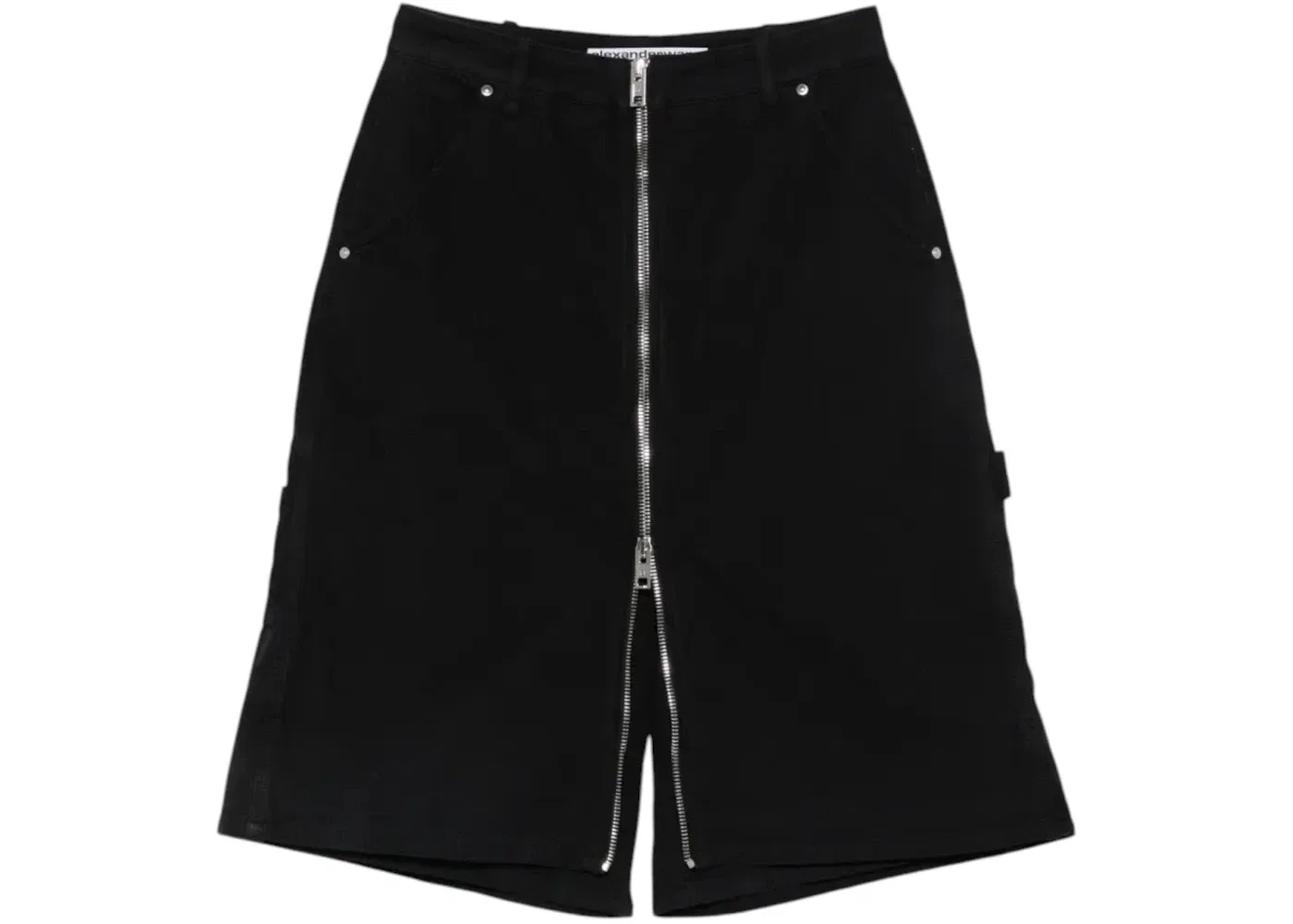 Женская юбка-шорты с принтом Skort Alexander Wang, Washed Black
