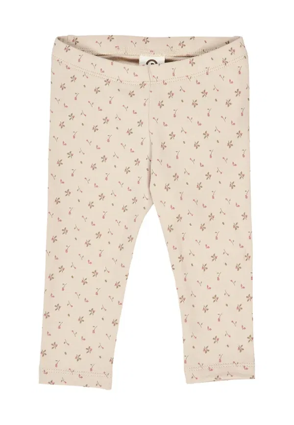 Леггинсы с цветочным принтом Bekleidung Musli By Green Cotton, Oak Nostalgia Rose Beige, бежевый