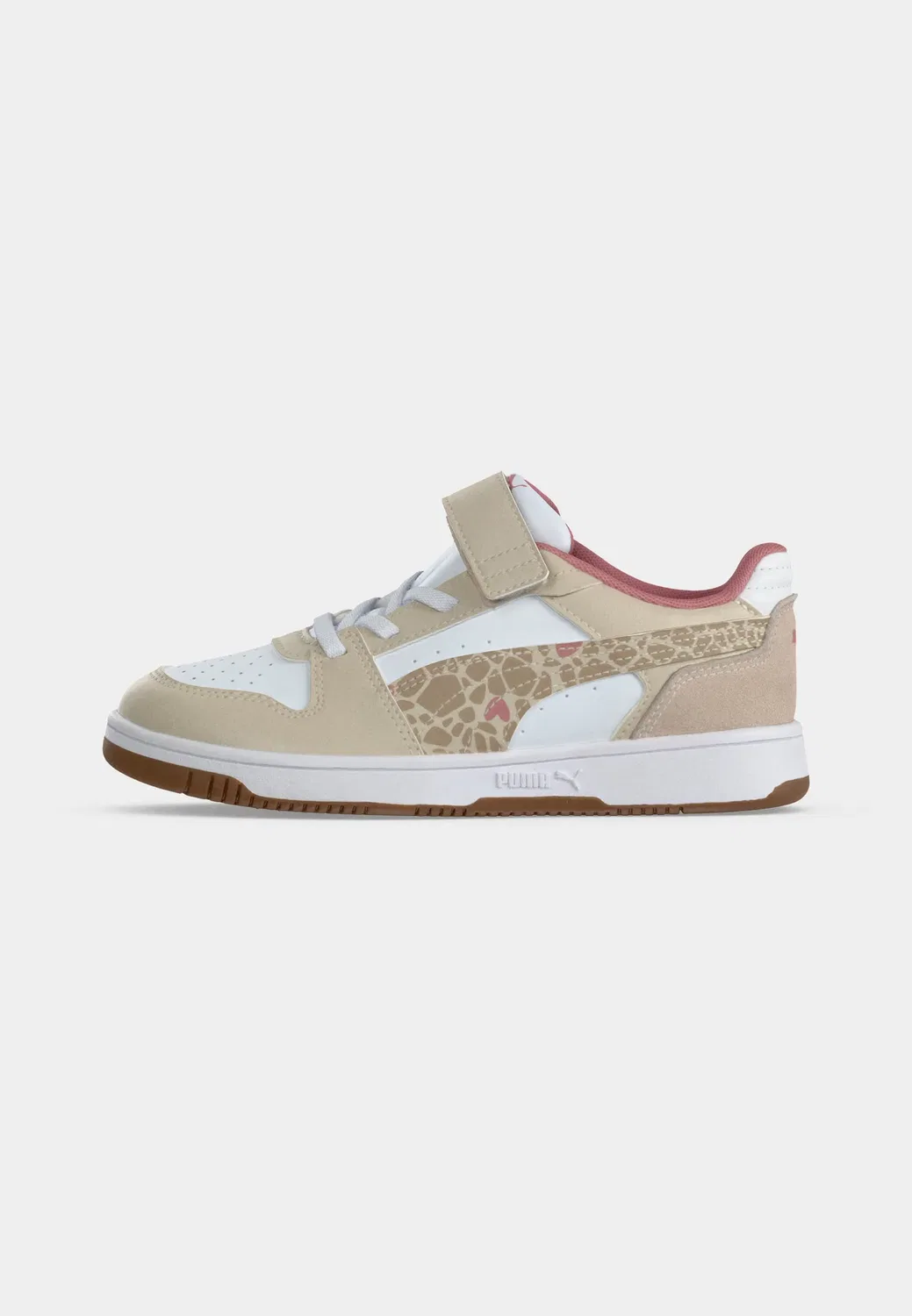 Кроссовки Rebound Slam Safari унисекс Puma, Silver-Coloured Fog/Birch/White — фото 2