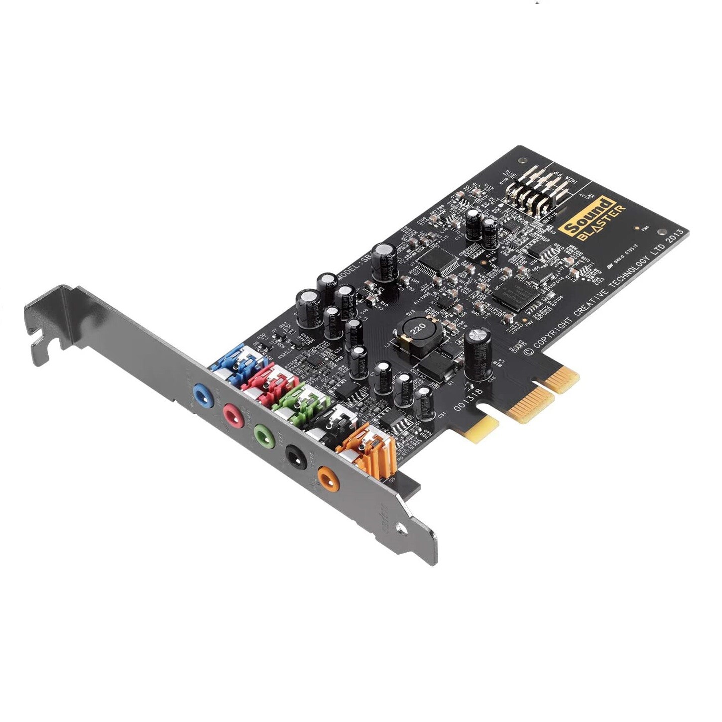 

Звуковая карта Creative Sound Blaster Audigy FX PCIe 5.1 Internal, черный