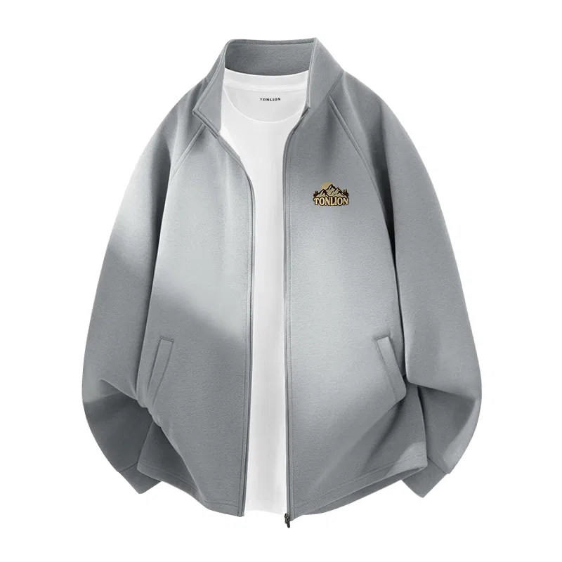 Детская куртка с воротником-стойкой Tonlion, Light Grey