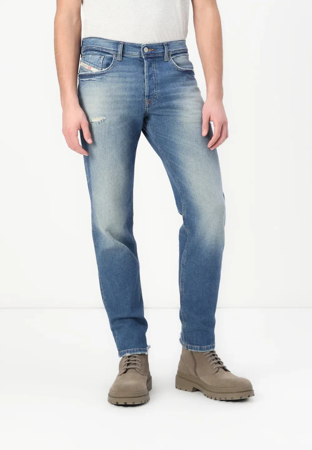 Джинсы прямого кроя Dfinitive Diesel, Medium Blue
