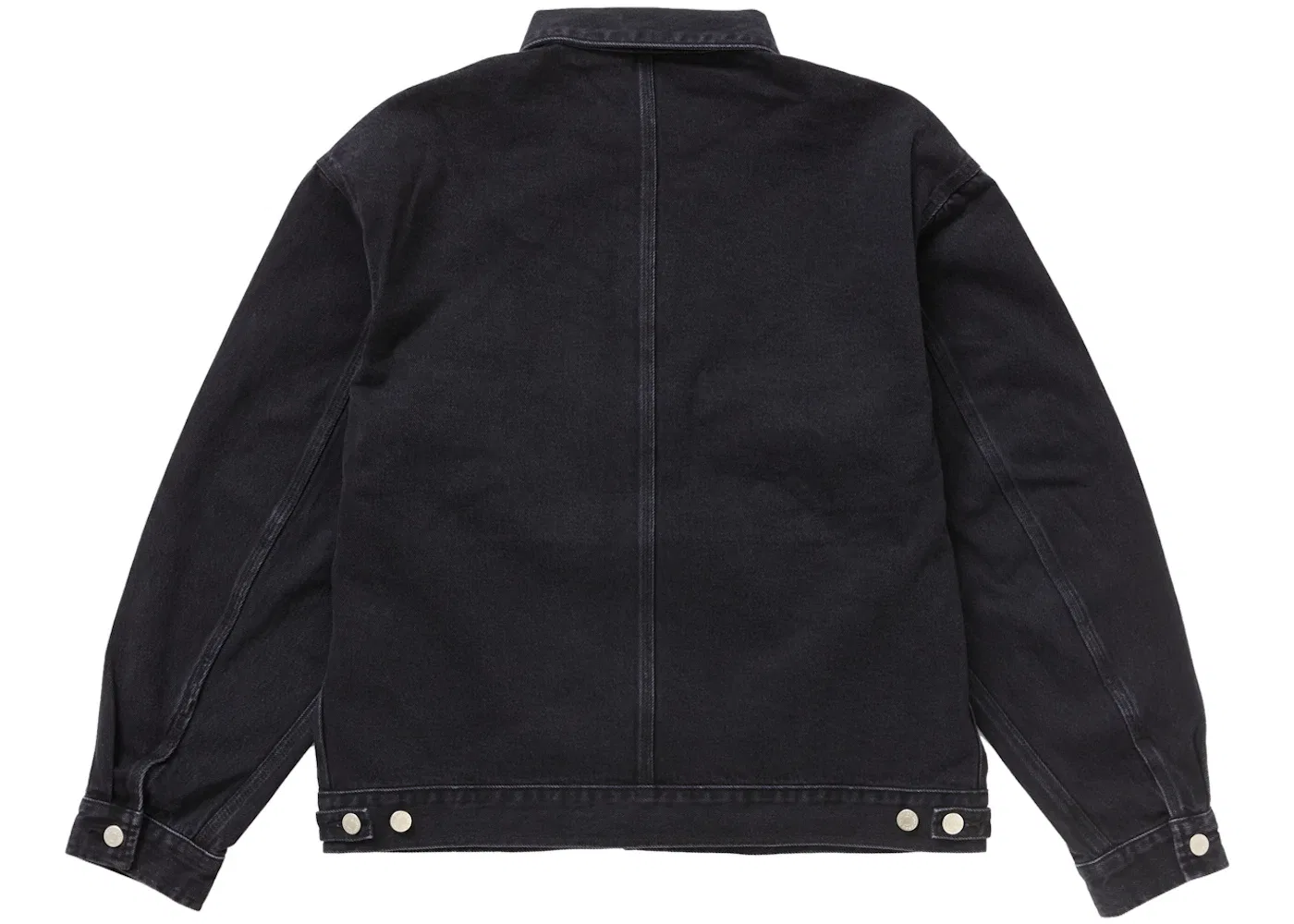 Мужская джинсовая куртка-чор Supreme, Black — фото 2