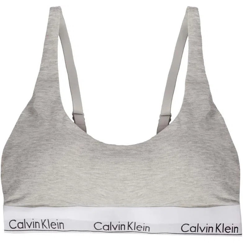 Женский бюстгальтер с логотипом Calvin Klein, Gray