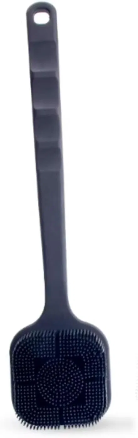 Щетка для тела двусторонняя SUREK, 1 шт, 35,5 x 8 см, Grey
