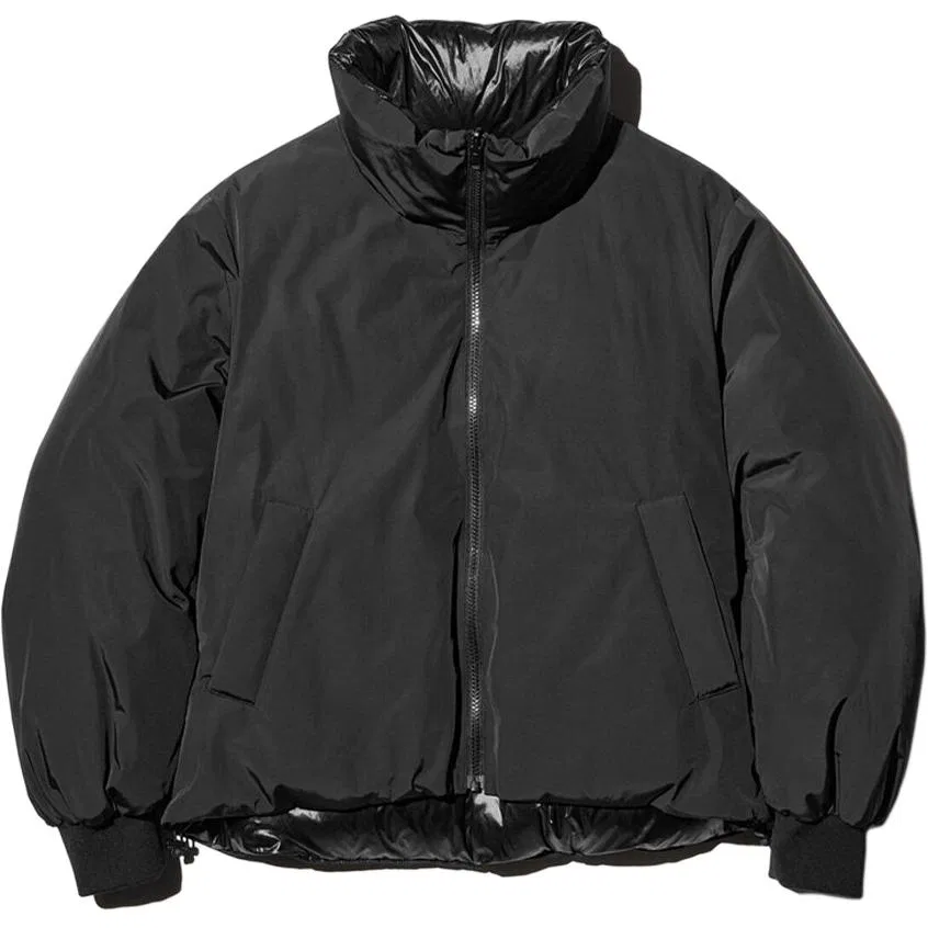 Унисекс пуховик с воротником-стойкой 09 Black UNIQLO, Черный