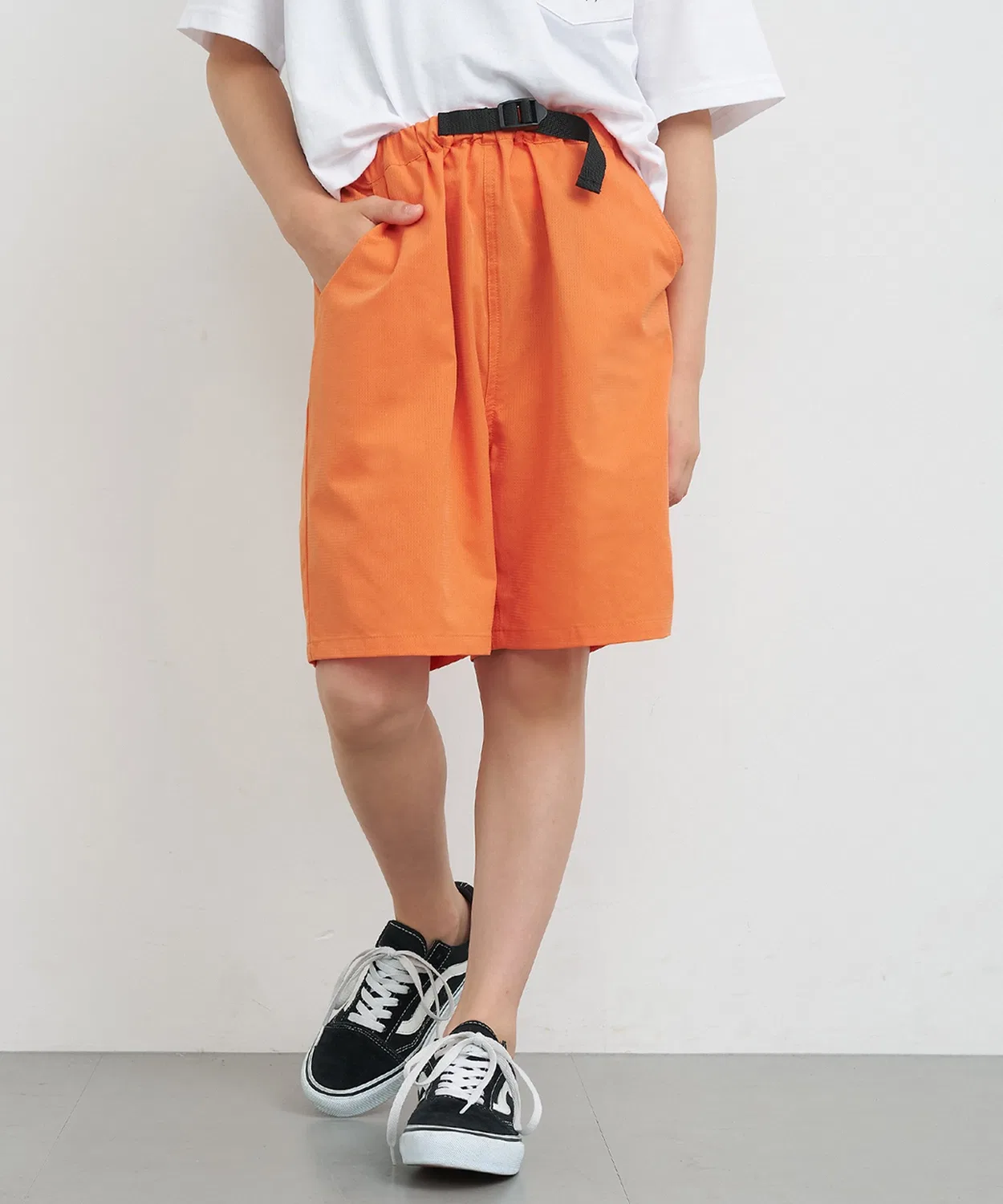 Coca(coca) Детские шорты с поясом Air Flow Orange coca