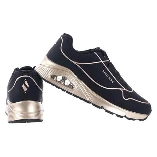Детские кроссовки с шнуровкой Uno Gen1 Skechers, Navyblau — фото 3
