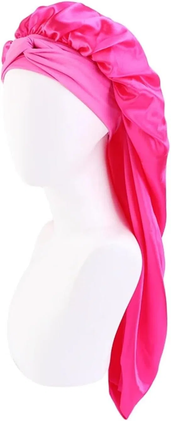 Шапочка для душа, эластичная, YGMNQAL, универсальный размер, Hot Pink
