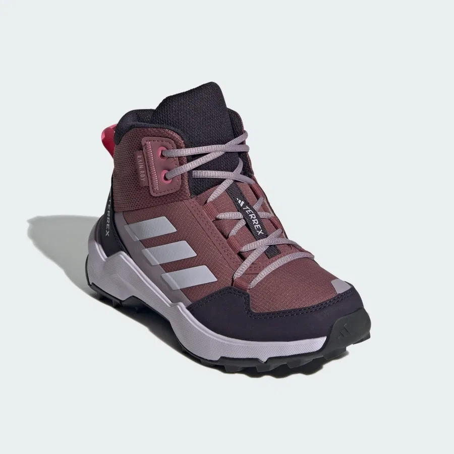 Ботинки для мальчика с защитой от разрывов TERREX AX4R R.RDY MID K adidas, Бордовый — фото 4