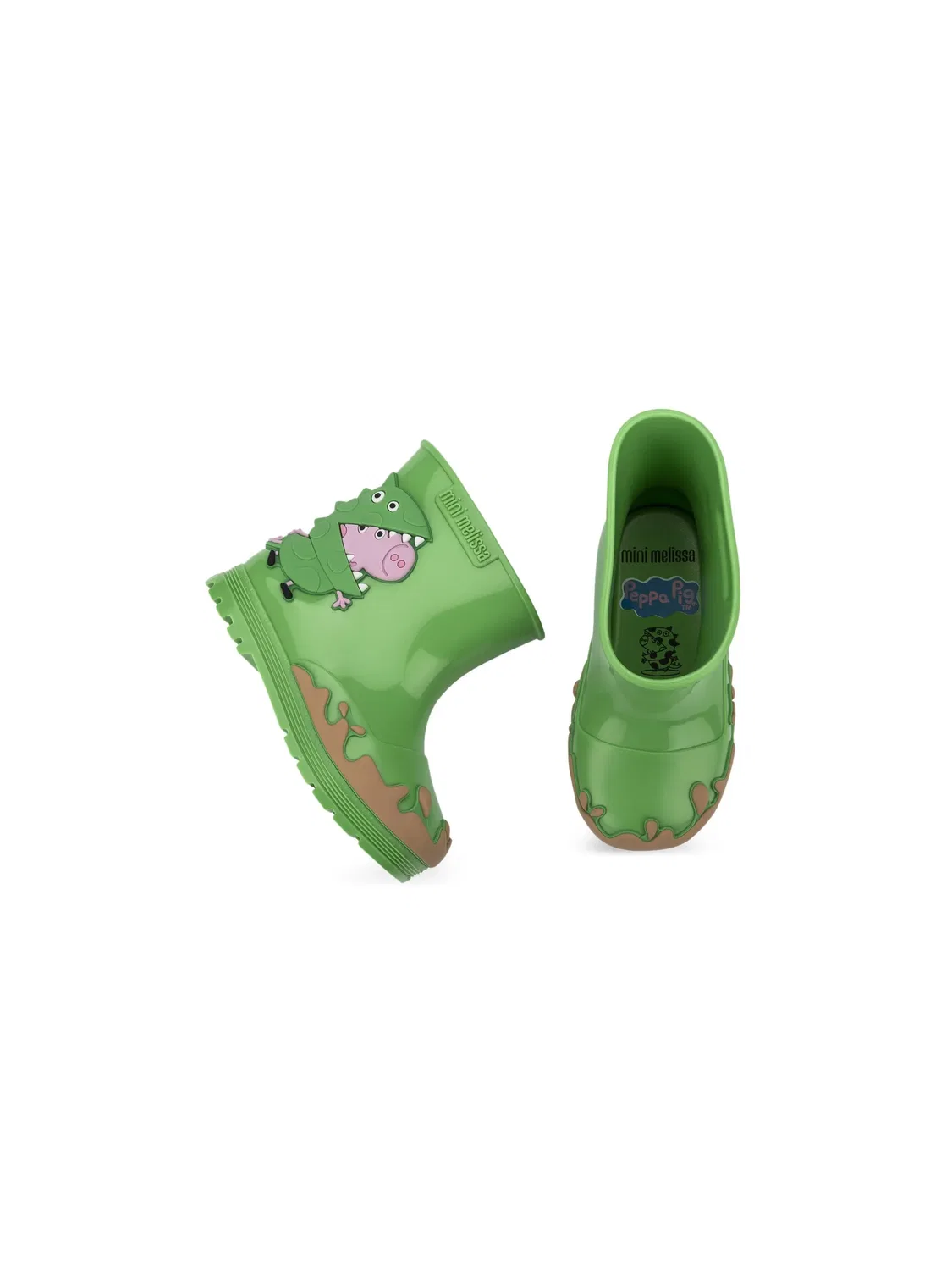 Ботинки Welly x Peppa Pig Melissa, зеленый — фото 3