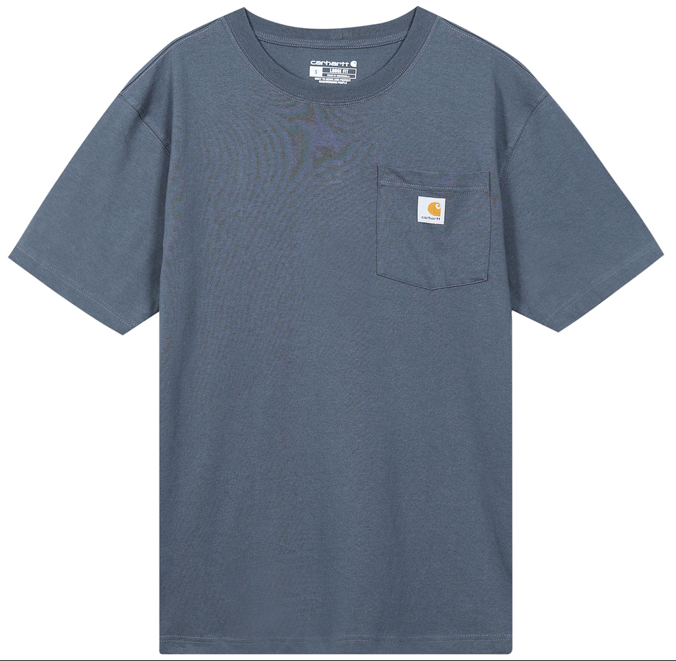 

Футболка Carhartt Men's Crew Neck Moderate Heavyweight, сине-серый