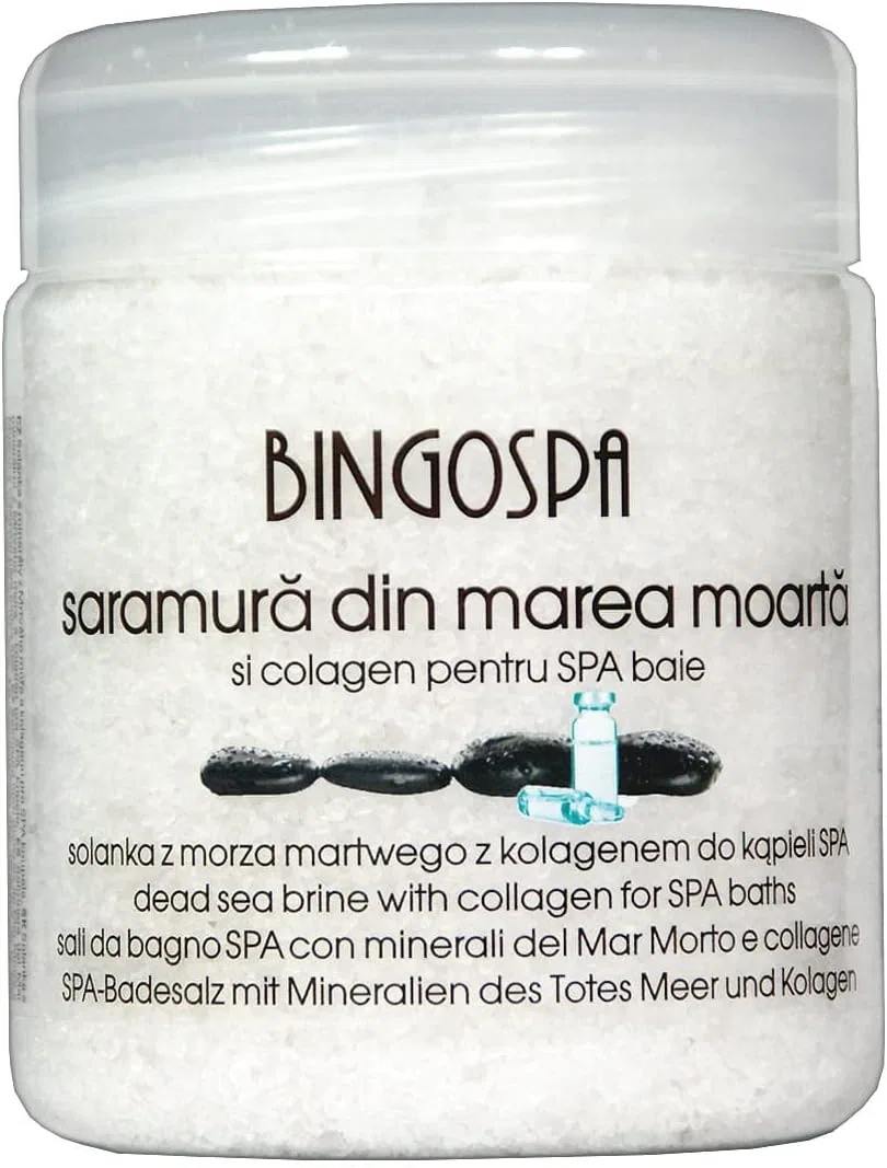 Соль для ванн с коллагеном и минералами Мертвого моря BingoSpa, 550 г