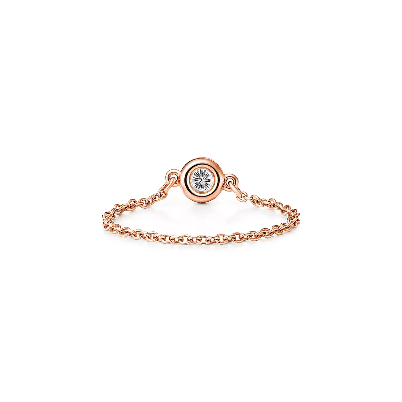 Кольцо Tiffany & Co. x Elsa Peretti Diamonds By The Yard, розовое золото — фото 4