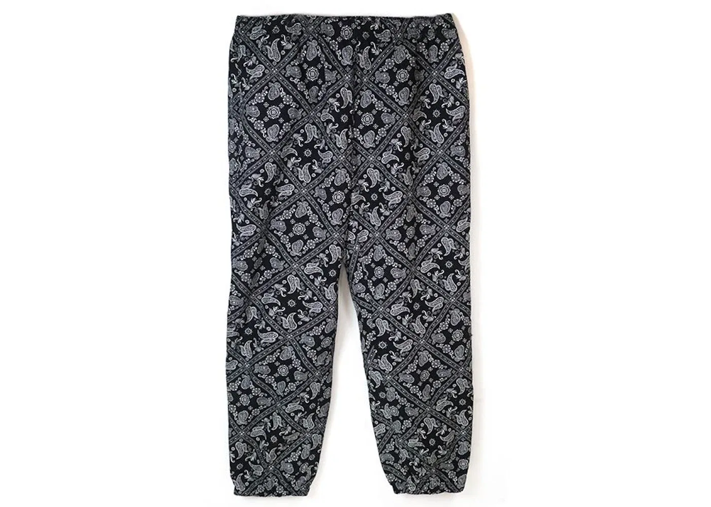 Мужские спортивные штаны с принтом Supreme Bandana Track Pant Black