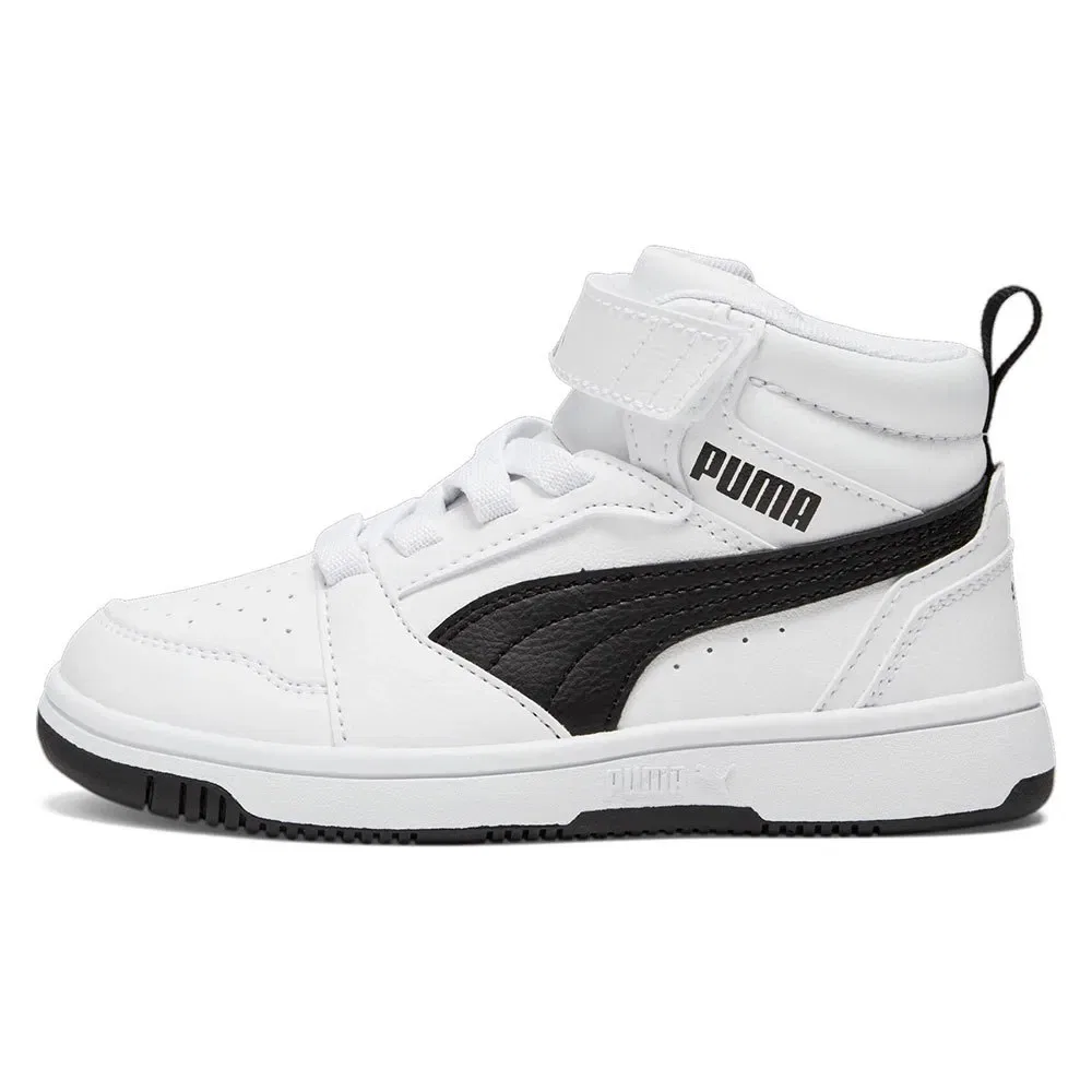 Кроссовки Rebound V6 Mid AC+ Puma, белый — фото 4