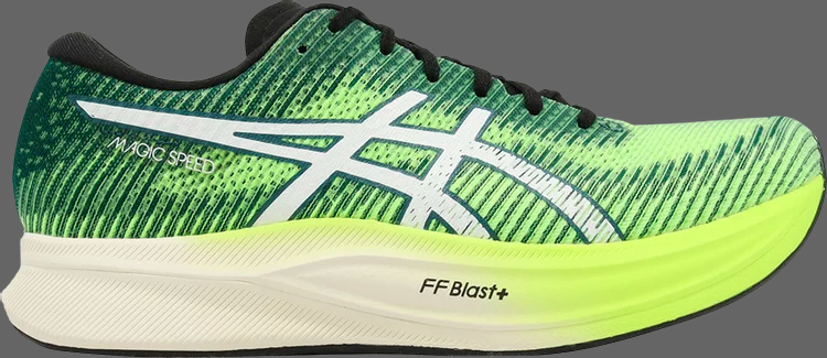 Кроссовки magic speed 2 'green safety yellow' Asics, желтый - фото