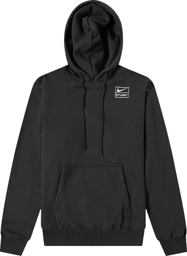 

Худи Nike x Stussy U NRG RA Stone Washed PO HD Hoodie 'Black', черный