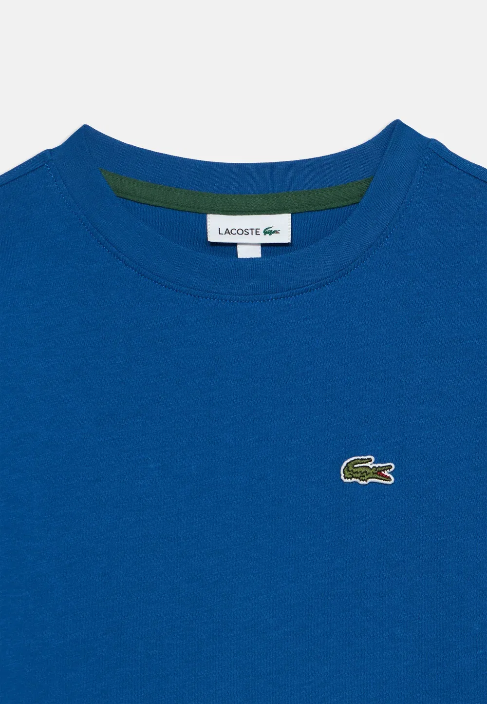 Базовая футболка унисекс - базовая футболка Lacoste, Bleu France — фото 3