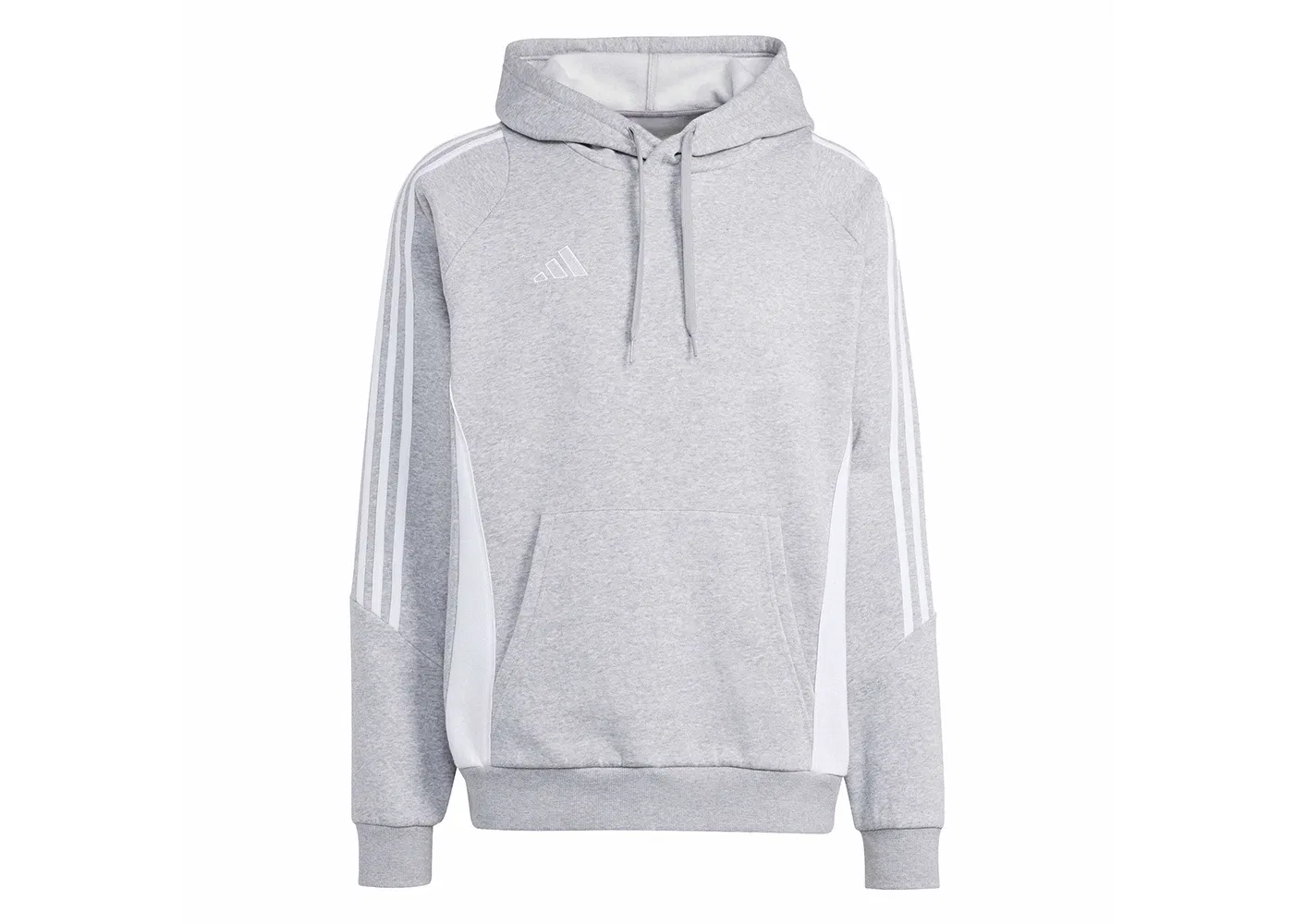 Мужская худи Tiro 24 Sweat Hoodie Adidas, Medium Grey Heather/White