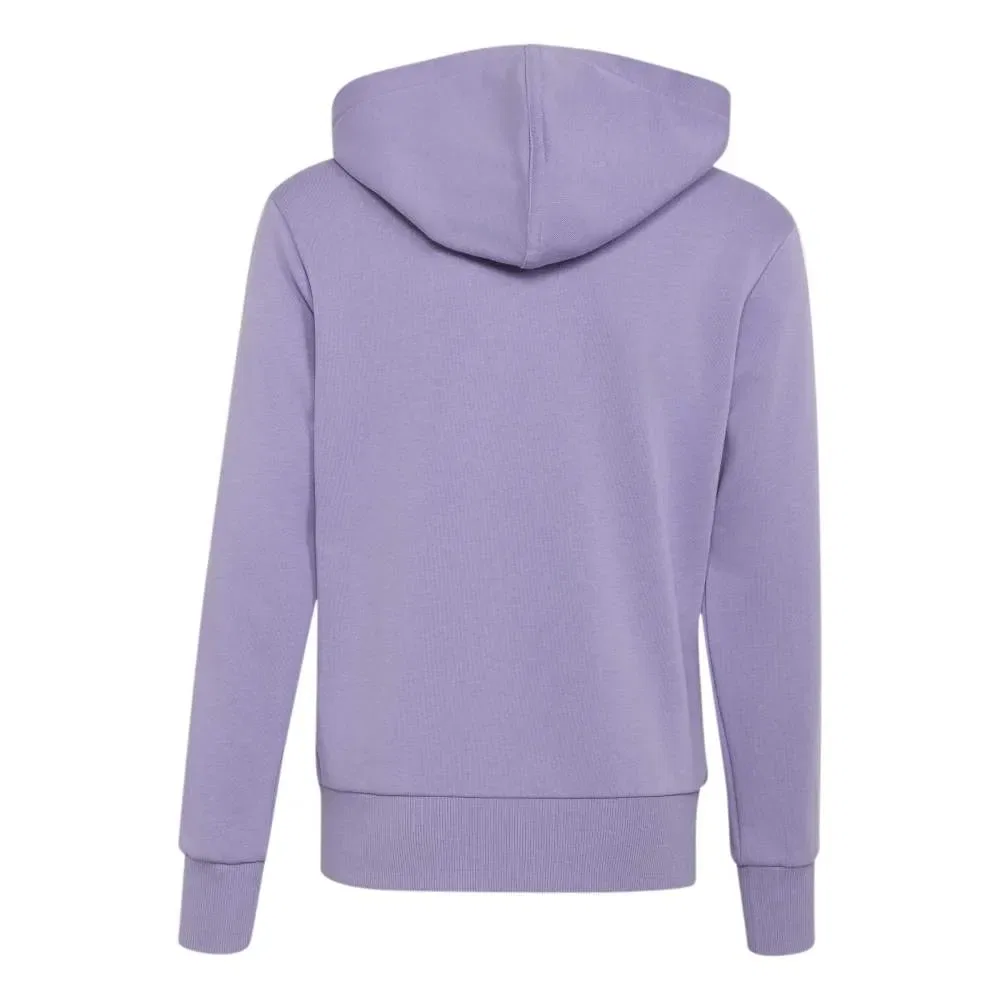 Детское худи для девочек с полной застежкой-молнией Adidas Essentials, Purple — фото 2