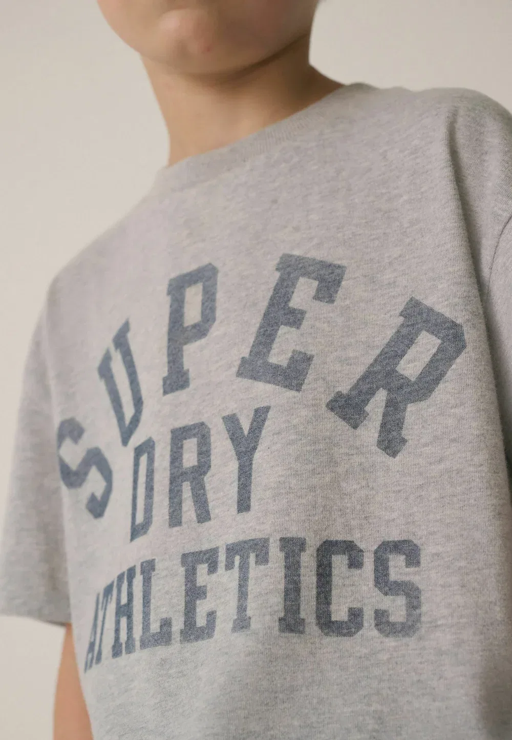 Стандартный крой - комплект из футболки и топа. - спортивные штаны Superdry & Co, Oatmeal — фото 4