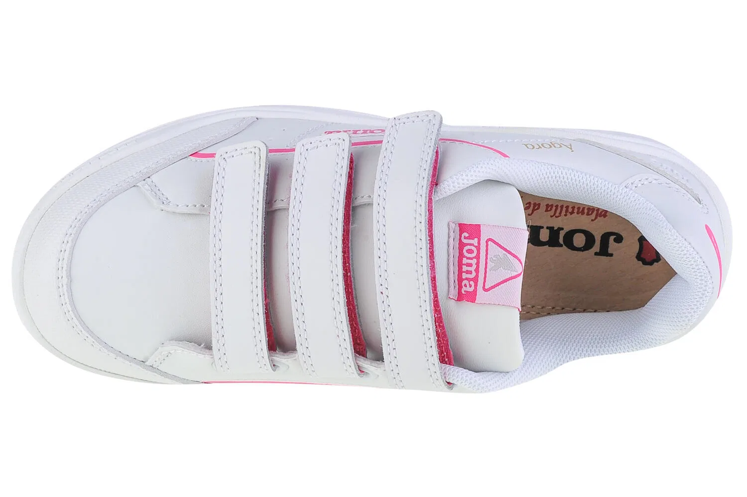 Детские кроссовки для девочек с защитой W.Agora Jr 23 Joma, Weiss Weiss — фото 3