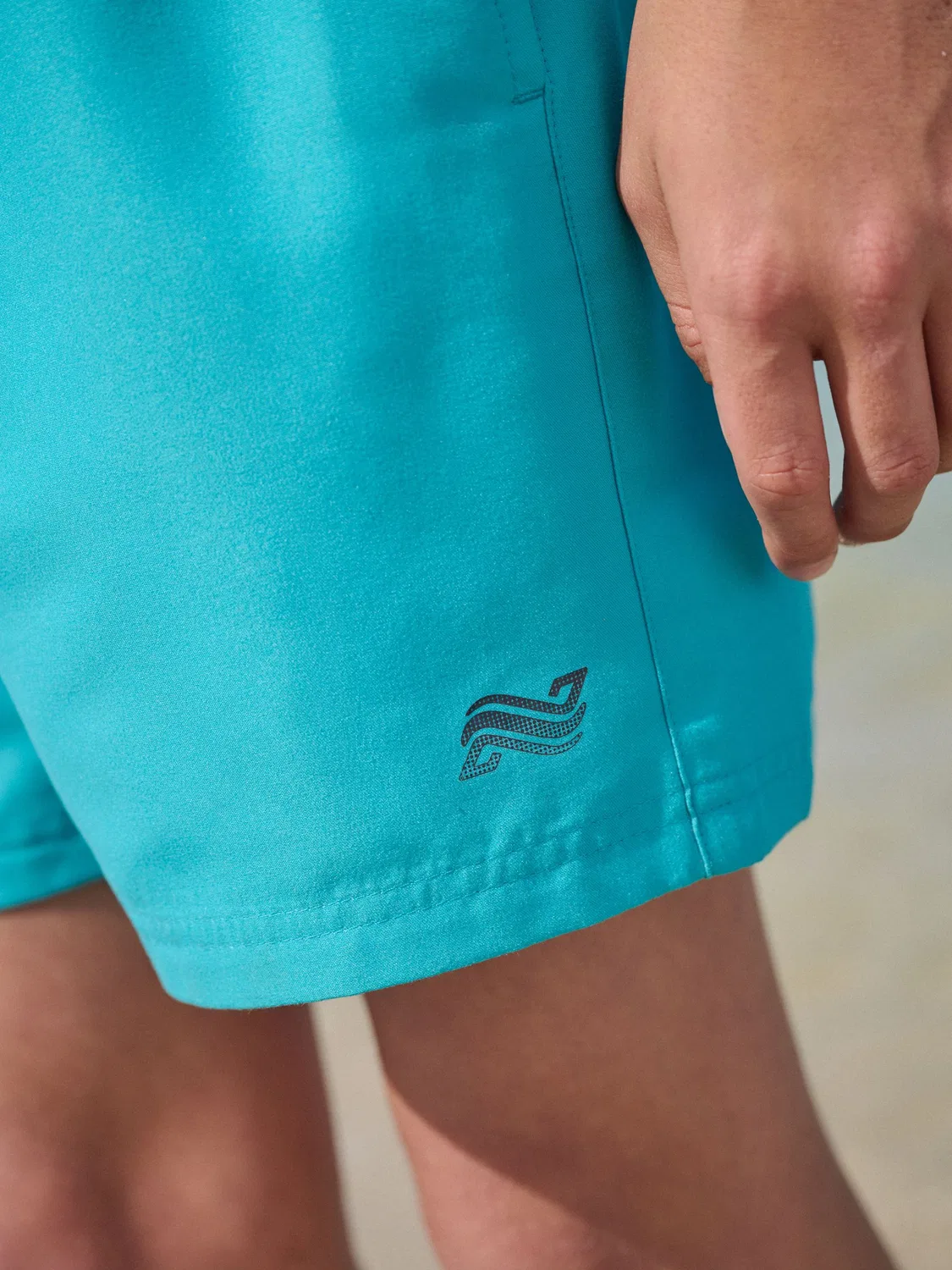 Плавки для мальчиков, Regular Fit, Swim Shorts Next, бирюзовый — фото 4