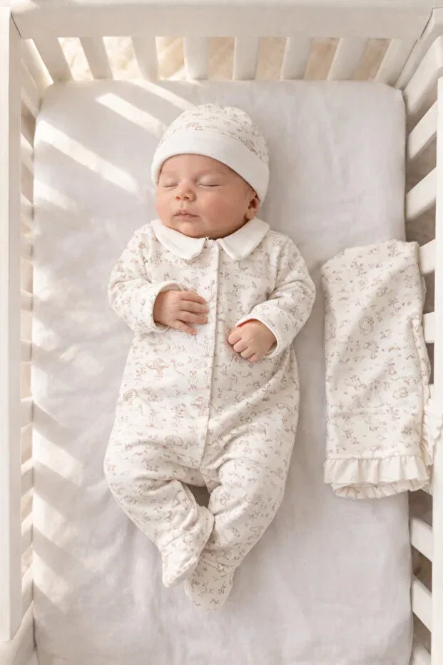 Детский комплект одежды для новорожденных с принтом Mert Baby, Brown