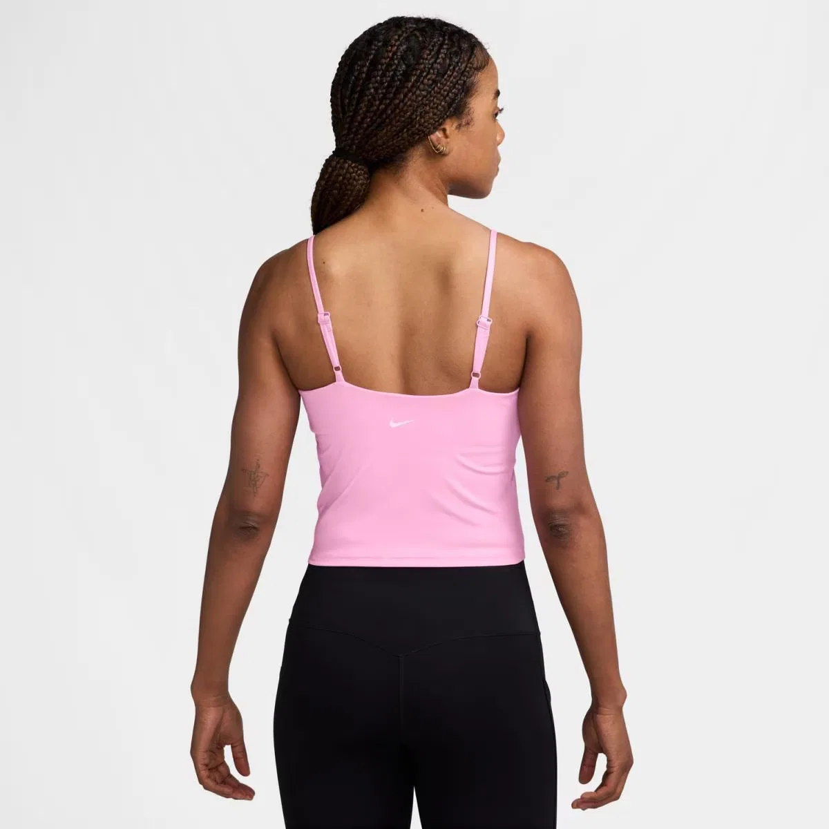 Женская футболка, W Nk One DF Fitted Tank Fem, Nike, красный — фото 2