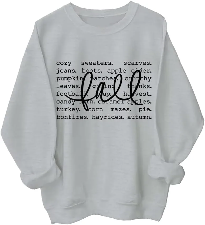 

Толстовка с осенним принтом SESMIM