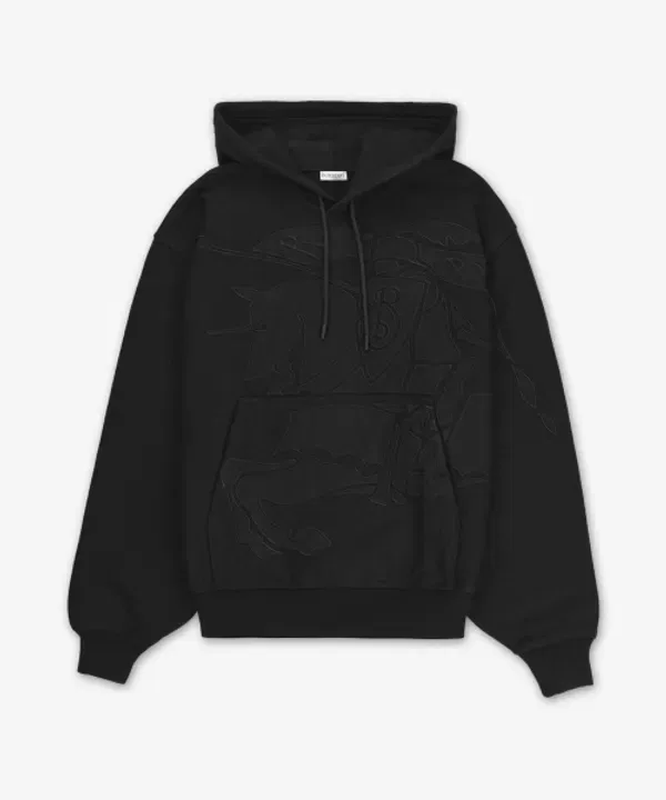 Худи ekd Burberry, мужское, черное