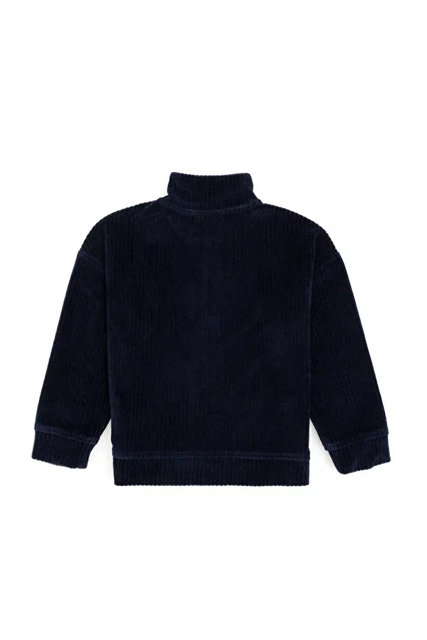 Детская толстовка с длинным рукавом U.S. Polo Assn., Navy Blue — фото 4