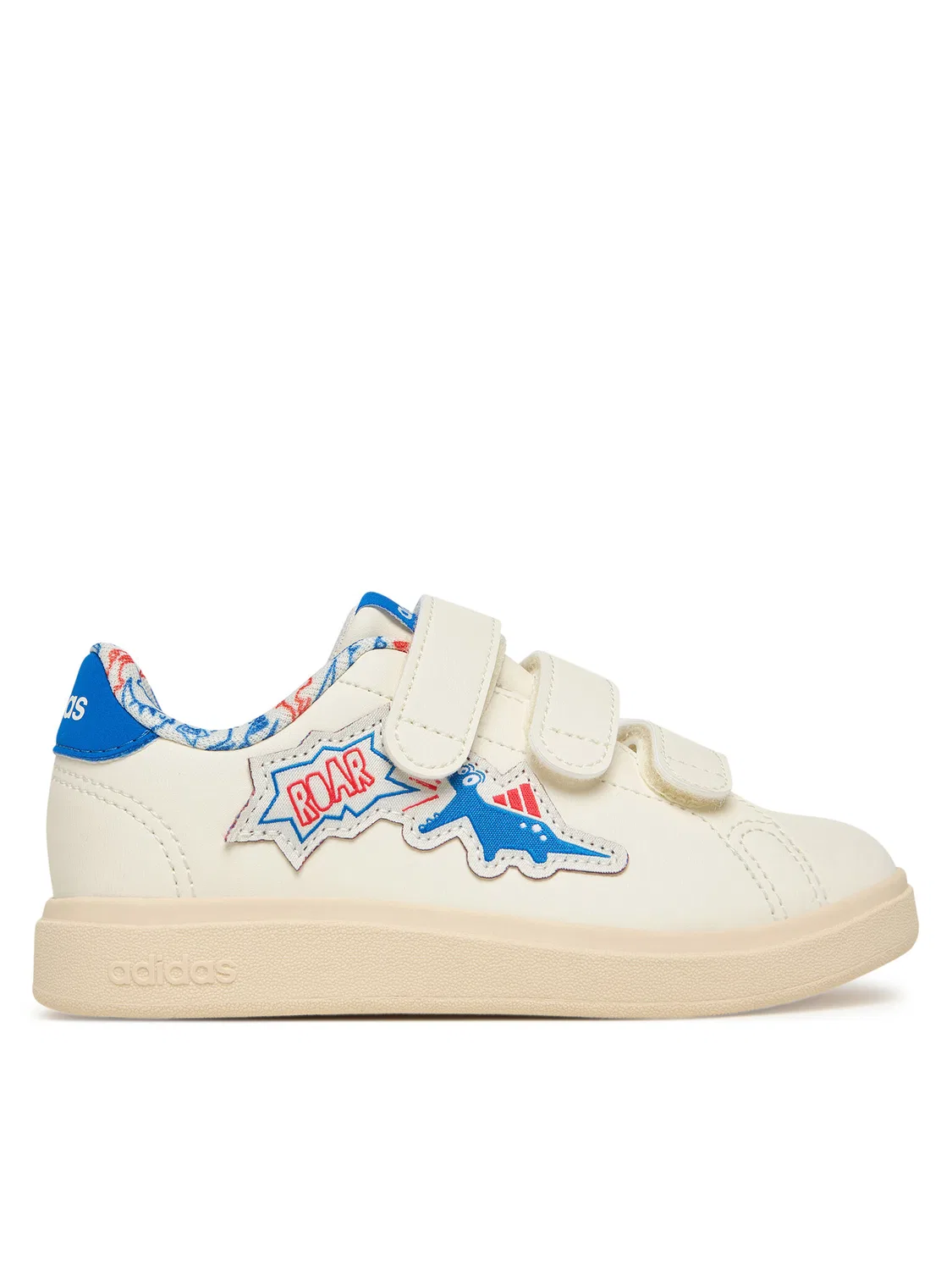 Кроссовки для мальчика Advantage Dino Shoes Kids Adidas, кремовый