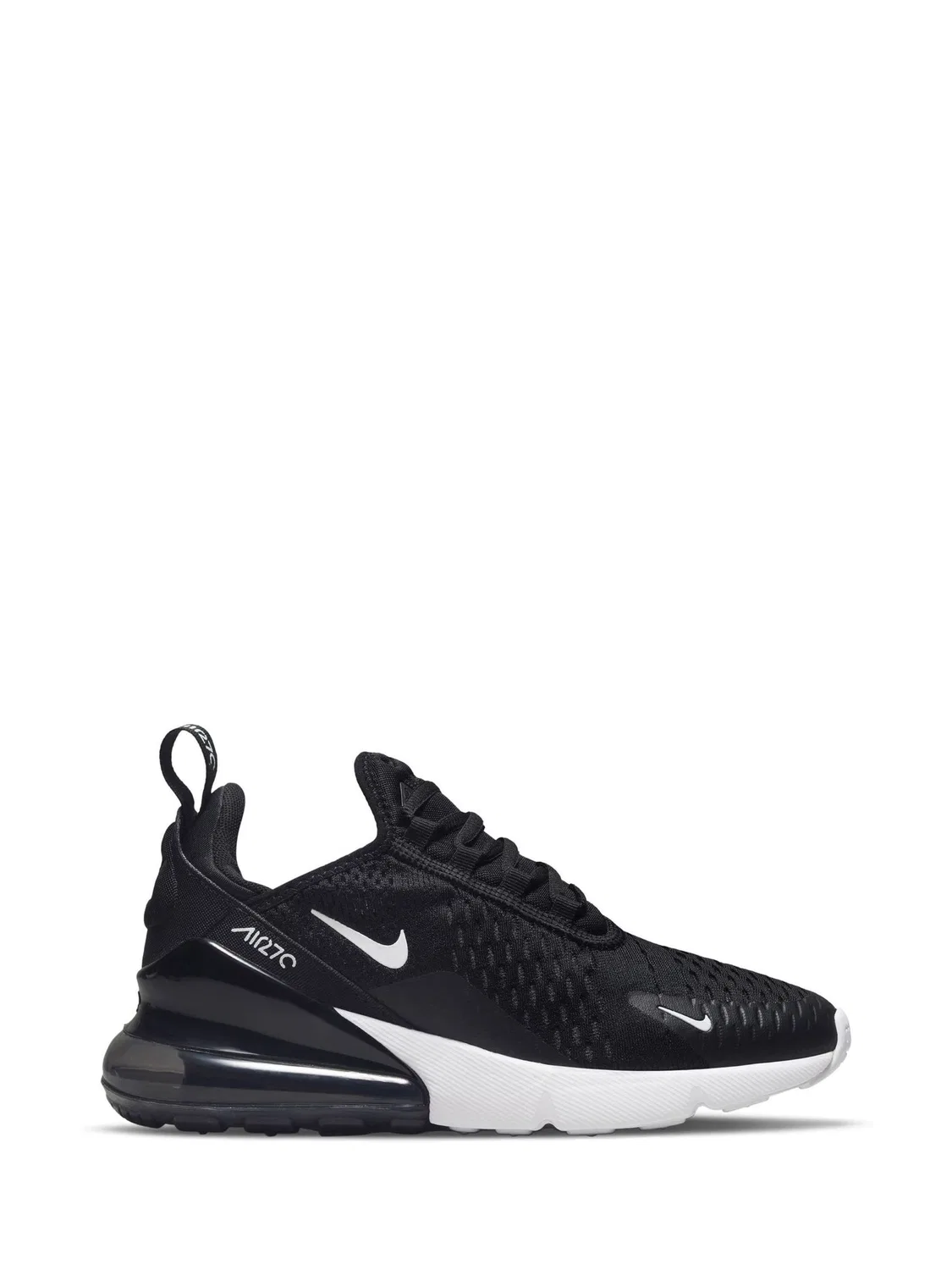 Кроссовки Nike Air Max 270 для старших мальчиков, черно-белые