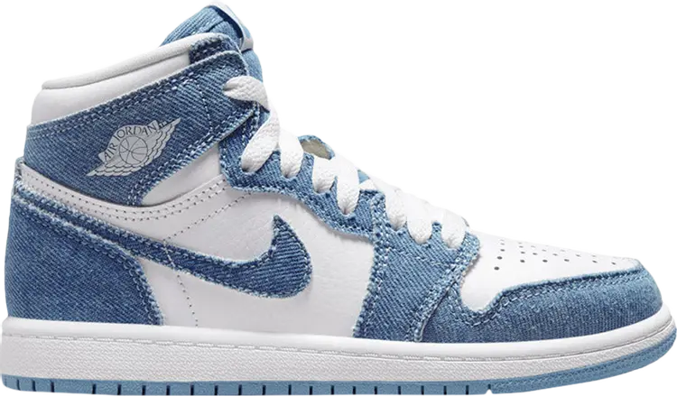 

Кроссовки Air Jordan 1 Retro High OG PS Denim, синий