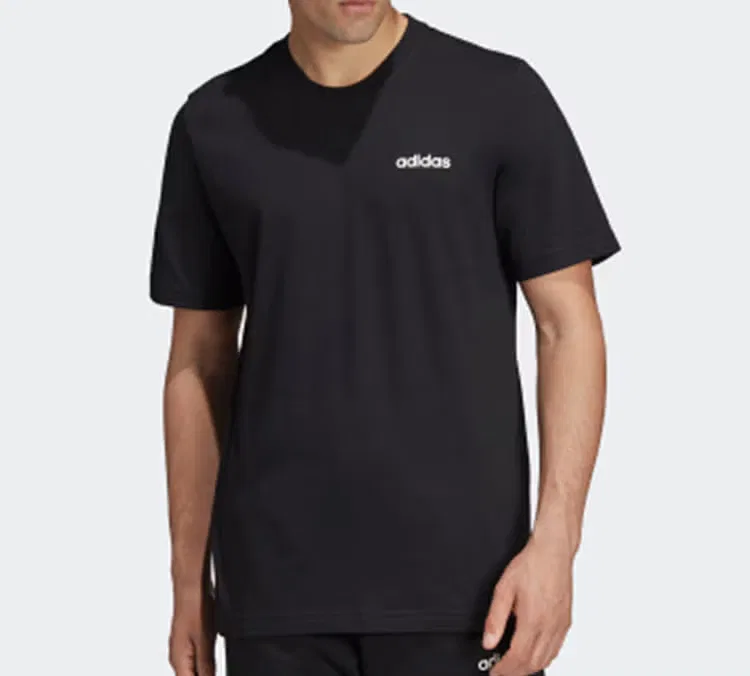 Футболка минималистичная с коротким рукавом E PLN Tee Adidas, черный — фото 2