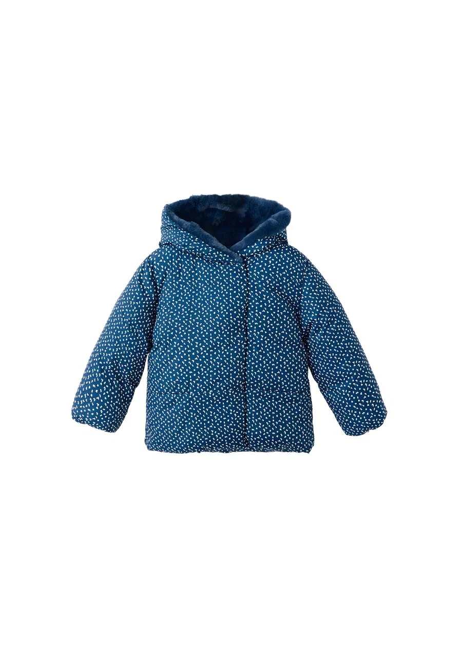 Детская куртка MANGO KIDS "KORA" межсезонья синего цвета