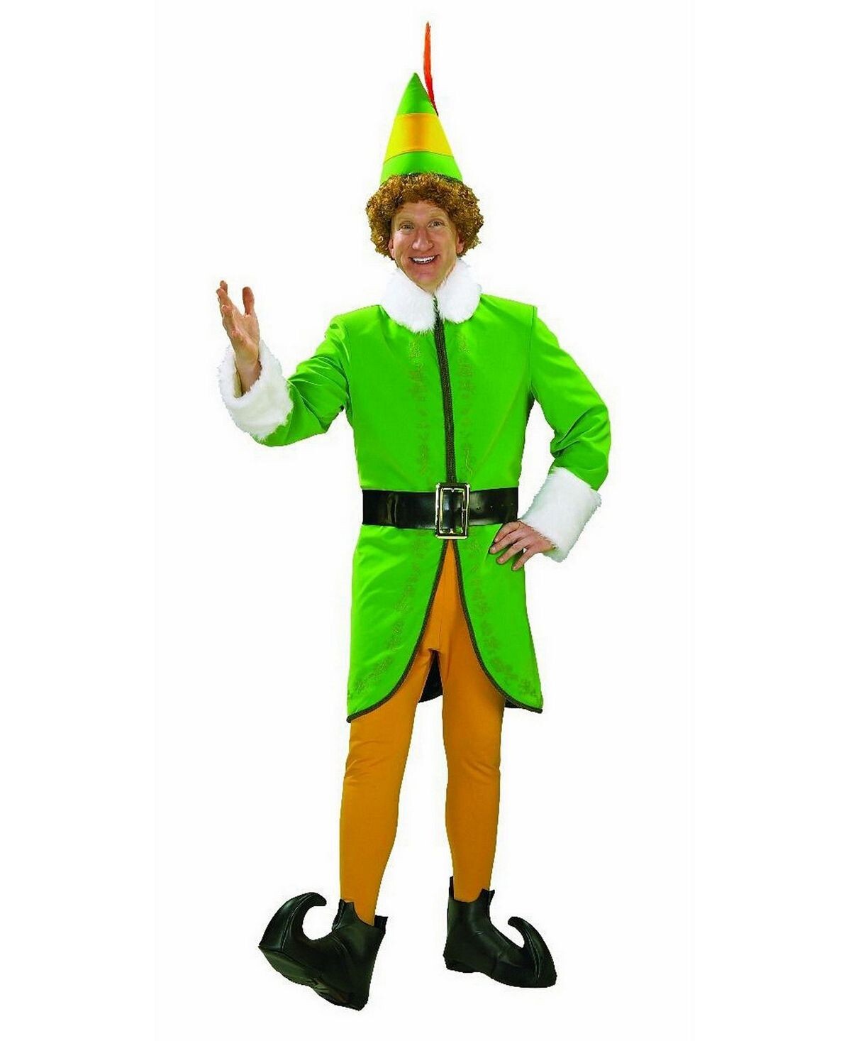 

Мужской костюм для взрослых buddy the elf deluxe BuySeasons, зеленый