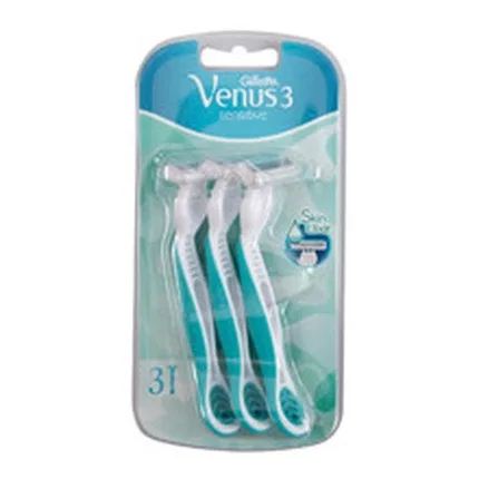 Бритвенные станки одноразовые Gillette Venus 3 Sensitive, 3 шт.