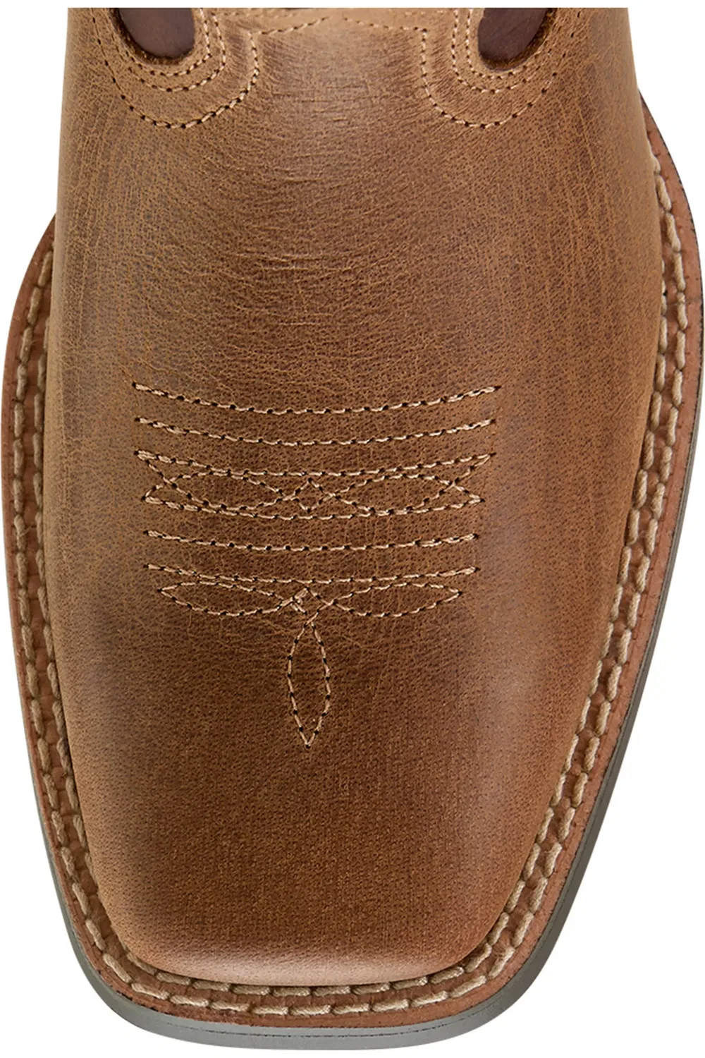 Детские ботинки ковбойские с широким носком Ruidoso Ariat, Pearl/Chocolate Brown — фото 4