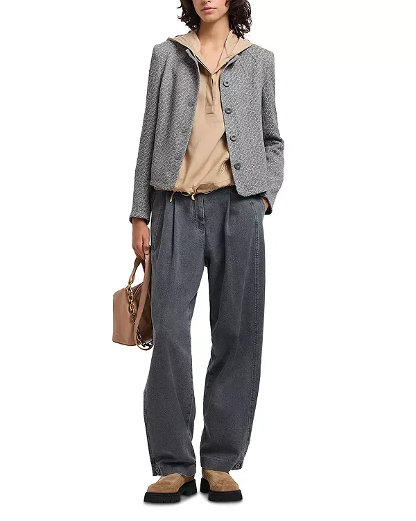 Женская куртка с длинным рукавом Emporio Armani, Grey Melange — фото 2