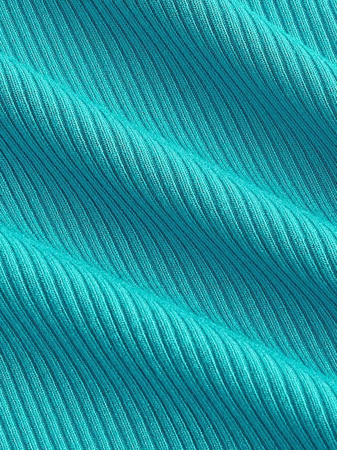 Женское элегантное платье-миди с запахом Mint Blue — фото 3
