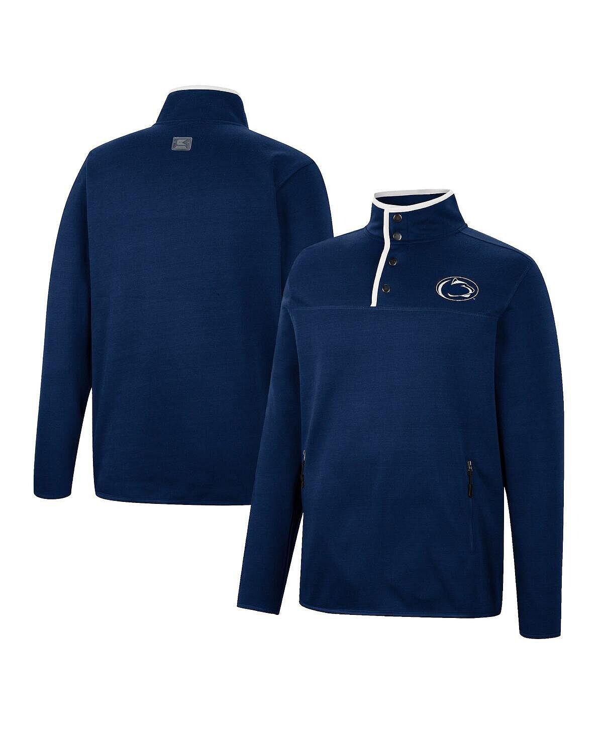 

Мужская темно-синяя куртка penn state nittany lions rebound quarter-snap Colosseum, синий