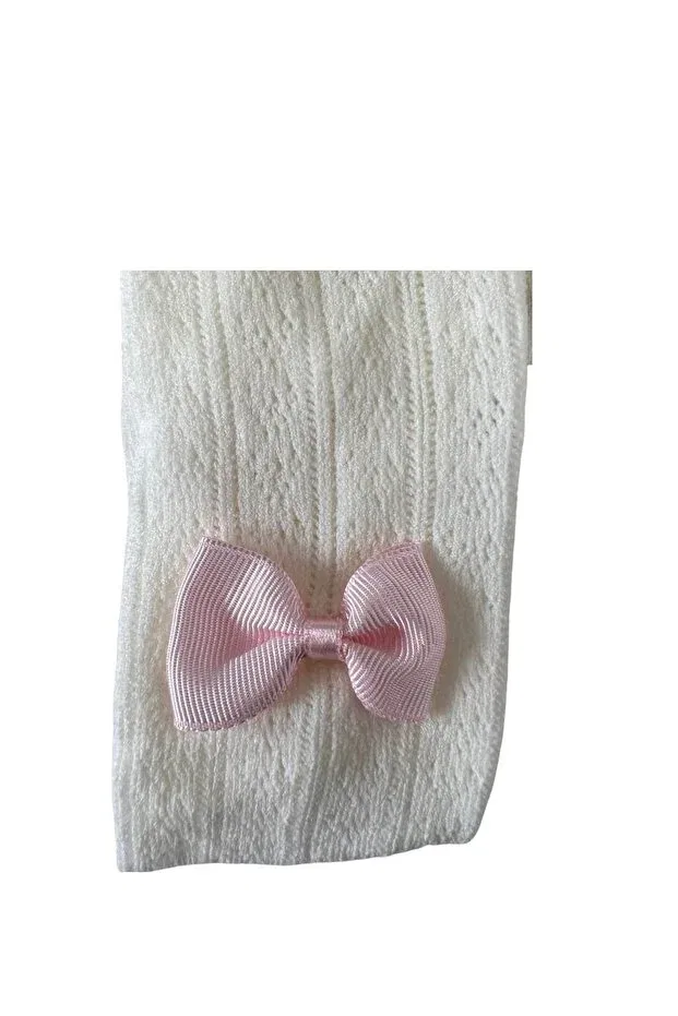 Детские колготки с оборкой OriEtta Accessoried Baby Pants Socks, Daymod, Bone — фото 3