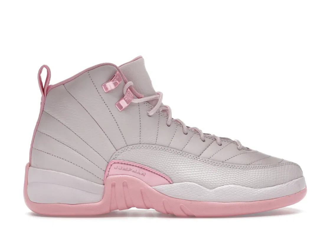 Детские кроссовки Lifestyle с длинным рукавом Jordan 12 Retro Jordan, Pearl Pink/Medium Soft Pink