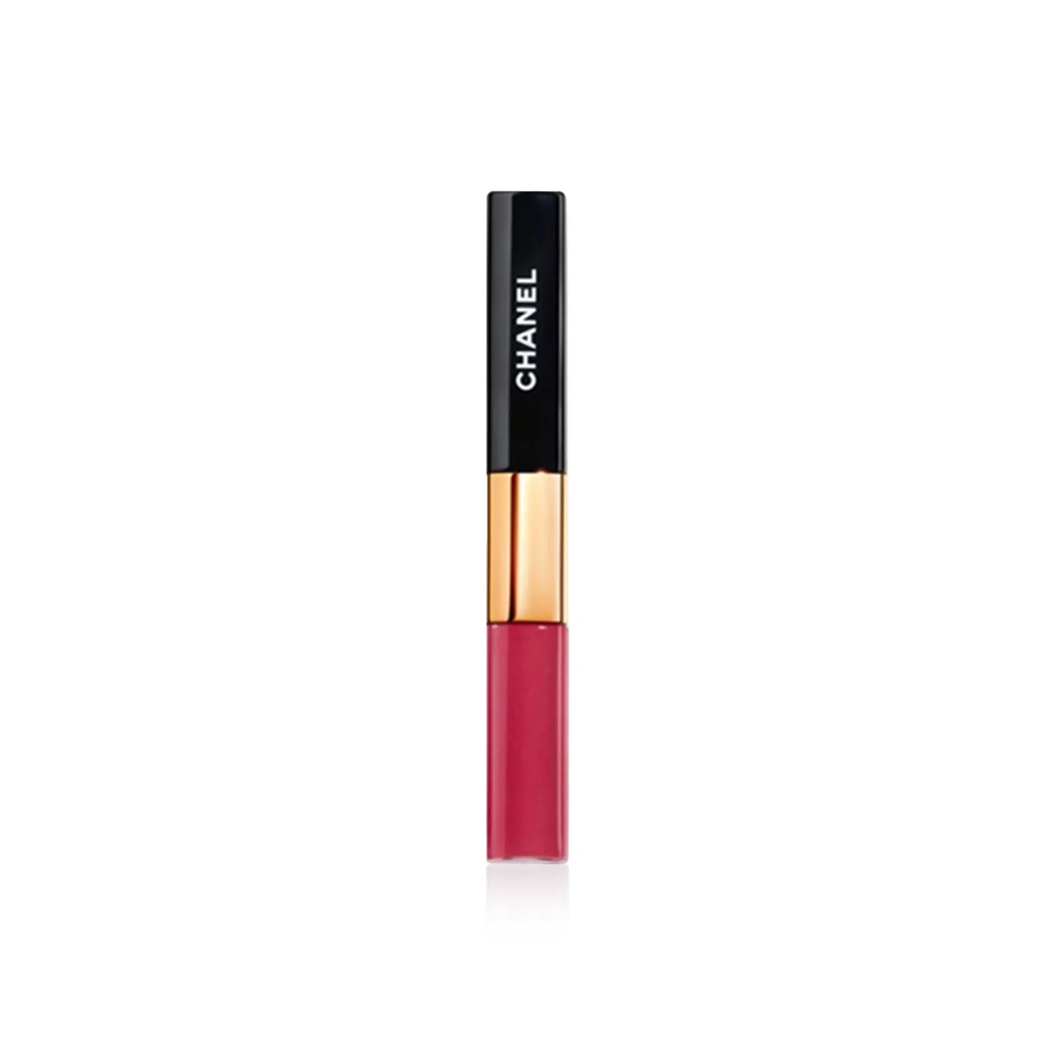 Женский двусторонний блеск для губ с эффектом глянца, модель Dual Effect Color Retention, CHANEL, #43 - Sensual Rose