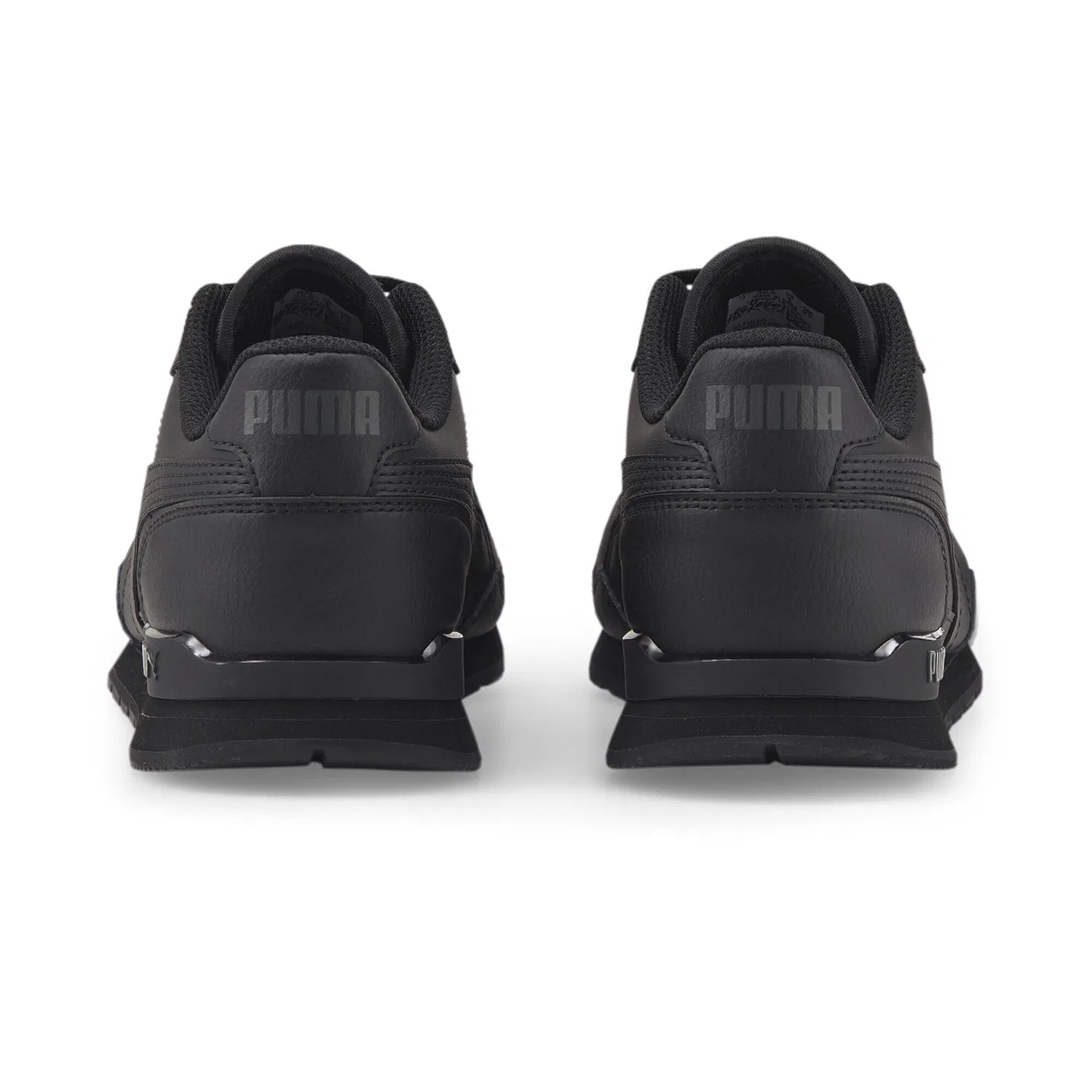 Детские кожаные кроссовки ST Runner v3 Puma, Schwarz — фото 2