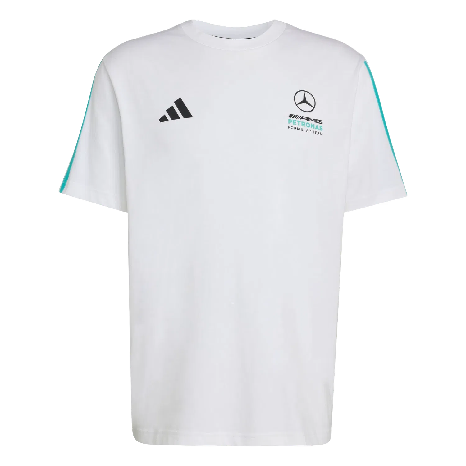 Мужская футболка Mercedes-AMG Petronas Formula 1 Team DNA Adidas, белый