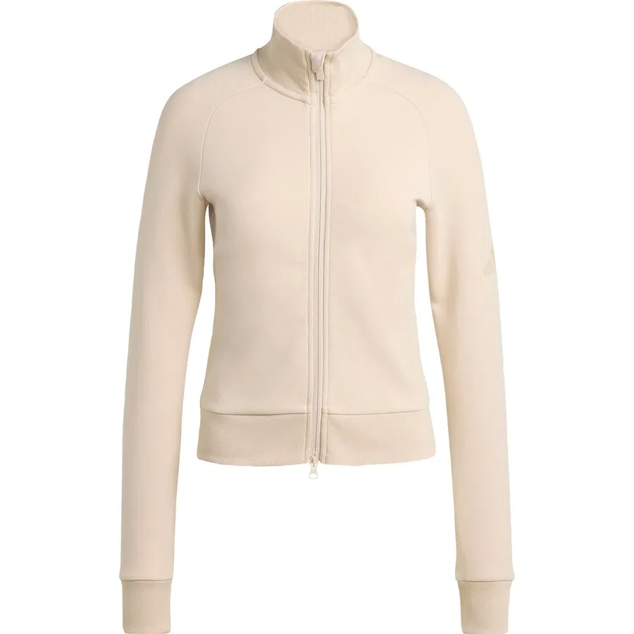 Женский спортивный топ с длинным рукавом Sportswear Soft Lux Slim Track Top adidas, Черный — фото 3